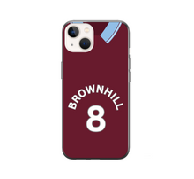 Load image into Gallery viewer, Burnley 2023-2024 Home Football Shirt (choose any Name and Number) Protective Premium Rubber Silicone Phone Case