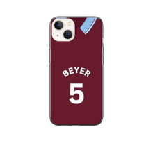 Load image into Gallery viewer, Burnley 2023-2024 Home Football Shirt (choose any Name and Number) Protective Premium Rubber Silicone Phone Case
