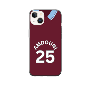Burnley 2023-2024 Home Football Shirt (choose any Name and Number) Protective Premium Rubber Silicone Phone Case