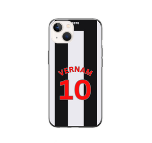 Grimsby 2023-2024 Home Football Shirt (choose any Name and Number) Protective Premium Rubber Silicone Phone Case