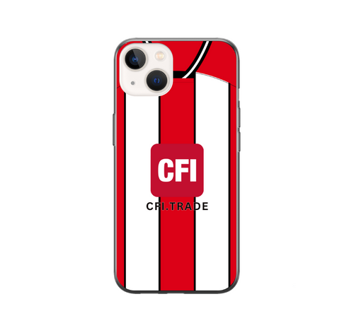 S Utd 2023/24 Football Shirt Home Protective Premium Hard Rubber Silicone Phone Case Cover