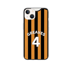 Hull 2023-2024 Home Football Shirt (choose any Name and Number) Protective Premium Rubber Silicone Phone Case