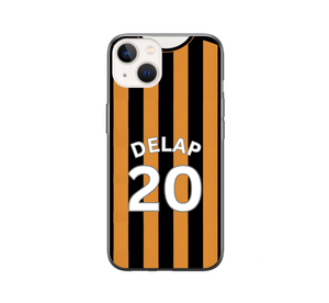 Hull 2023-2024 Home Football Shirt (choose any Name and Number) Protective Premium Rubber Silicone Phone Case