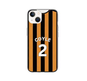 Hull 2023-2024 Home Football Shirt (choose any Name and Number) Protective Premium Rubber Silicone Phone Case