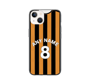 Hull 2023-2024 Home Football Shirt (choose any Name and Number) Protective Premium Rubber Silicone Phone Case
