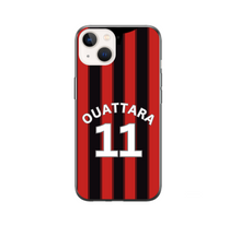 Load image into Gallery viewer, Bournemouth 2023-2024 Home Football Shirt (choose any Name and Number) Protective Premium Rubber Silicone Phone Case