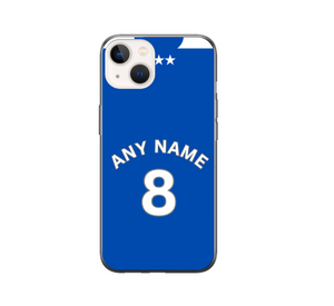Ipswich 2023-2024 Home Football Shirt (choose any Name and Number) Protective Premium Rubber Silicone Phone Case