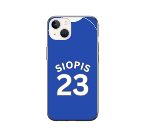 Cardiff 2023-2024 Home Football Shirt (choose any Name and Number) Protective Premium Rubber Silicone Phone Case
