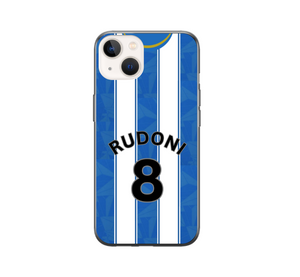 Huddersfield 2023-2024 Home Football Shirt (choose any Name and Number) Protective Premium Rubber Silicone Phone Case