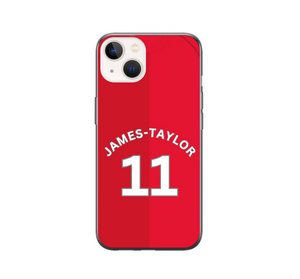 Walsall 2023-2024 Home Football Shirt (choose any Name and Number) Protective Premium Rubber Silicone Phone Case
