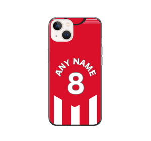 Exeter 2023-2024 Home Football Shirt (choose any Name and Number) Protective Premium Rubber Silicone Phone Case