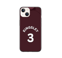 Load image into Gallery viewer, Hearts 2023-2024 Home Football Shirt (choose any Name and Number) Protective Premium Rubber Silicone Phone Case