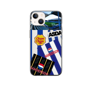 Sheffield W Retro Collage Football Shirt Protective Premium Hard Rubber Silicone Phone Case Cover