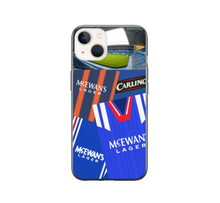 Load image into Gallery viewer, Rangers Retro Football Shirt Collage Protective Premium Rubber Silicone Phone Case
