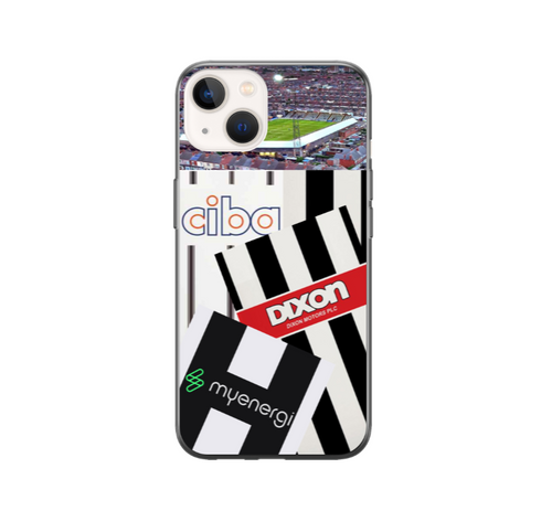 Grimsby Town Retro Shirt Collage Rubber Premium Phone Case (Free P&P)