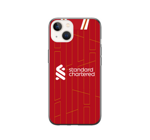 Liverpool 2024/25 Home Shirt Protective Premium Hard Rubber Silicone Phone Case Cover