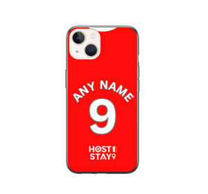 Middlesbrough 2024-2025 Home Football Shirt (choose any Name and Number) Protective Premium Rubber Silicone Phone Case