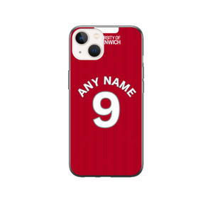 Charlton 2024-2025 Home Football Shirt (choose any Name and Number) Protective Premium Rubber Silicone Phone Case