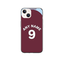 Load image into Gallery viewer, Aston Villa 2024-2025 Home Football Shirt (choose any Name and Number) Protective Premium Rubber Silicone Phone Case