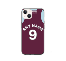 Load image into Gallery viewer, Burnley 2024-2025 Home Football Shirt (choose any Name and Number) Protective Premium Rubber Silicone Phone Case