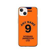 Load image into Gallery viewer, Dundee United 2024-2025 Home Football Shirt (choose any Name and Number) Protective Premium Rubber Silicone Phone Case