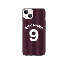 Load image into Gallery viewer, Hearts 2024-2025 Home Football Shirt (choose any Name and Number) Protective Premium Rubber Silicone Phone Case (Copy)