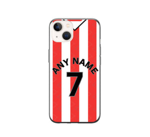 Stoke City 2024-2025 Home Football Shirt (choose any Name and Number) Protective Premium Rubber Silicone Phone Case