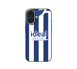 West Brom 2025/26 Protective Premium Hard Rubber Silicone Phone Case Cover
