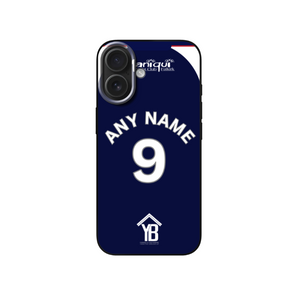 Falkirk 2025/26 Home Football Shirt (choose any Name and Number) Protective Premium Rubber Silicone Phone Case