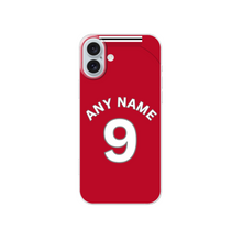 Load image into Gallery viewer, Man Utd 2026-2027 Home Football Shirt (choose any Name and Number) Protective Premium Rubber Silicone Phone Case