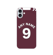 Load image into Gallery viewer, Hearts 2026-2027 Home Football Shirt (choose any Name and Number) Protective Premium Rubber Silicone Phone Case (Copy)