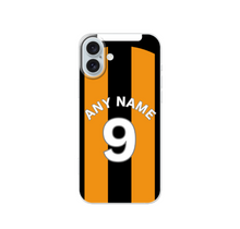 Load image into Gallery viewer, Hull 2026-2027 Home Football Shirt (choose any Name and Number) Protective Premium Rubber Silicone Phone Case