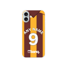Load image into Gallery viewer, Bradford City 2026-2027 Home Football Shirt (choose any Name and Number) Protective Premium Rubber Silicone Phone Case