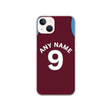 Load image into Gallery viewer, WH London Claret &amp; Blue 2026-2027 Home Football Shirt (choose any Name and Number) Protective Premium Rubber Silicone Phone Case