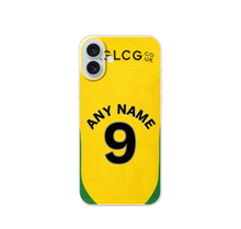 Load image into Gallery viewer, Norwich City 2026-2027 Home Football Shirt (choose any Name and Number) Protective Premium Rubber Silicone Phone Case