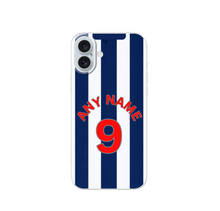 Load image into Gallery viewer, West Brom 2026-2027 Home Football Shirt (choose any Name and Number) Protective Premium Rubber Silicone Phone Case