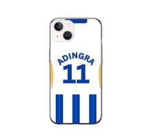 Load image into Gallery viewer, Brighton 2024-2025 Home Football Shirt (choose any Name and Number) Protective Premium Rubber Silicone Phone Case
