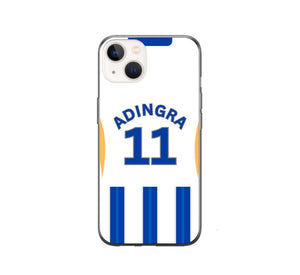 Brighton 2024-2025 Home Football Shirt (choose any Name and Number) Protective Premium Rubber Silicone Phone Case