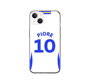 Leeds 2024-2025 Home Football Shirt (choose any Name and Number) Protective Premium Rubber Silicone Phone Case