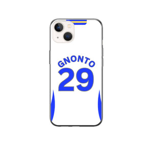 Leeds 2024-2025 Home Football Shirt (choose any Name and Number) Protective Premium Rubber Silicone Phone Case