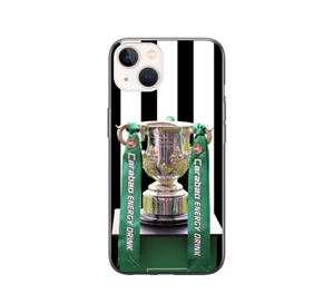 Newcastle United 2025 Cup Winners Protective Premium Hard Rubber Silicone Phone Case Cover