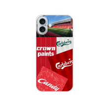 Load image into Gallery viewer, Liverpool Collage Retro Shirt Protective Premium Hard Rubber Silicone Phone Case Cover