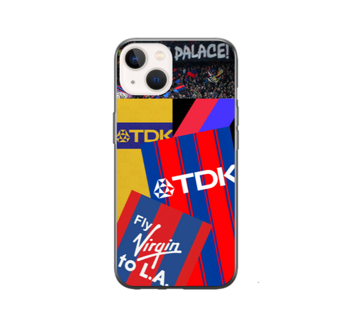 Crystal Palace Retro Football Shirt Collage Protective Premium Hard Rubber Silicone Phone Case Cover