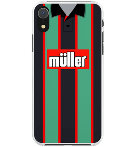 Aston Villa 1993 Away Shirt Protective Premium Hard Rubber Silicone Phone Case Cover