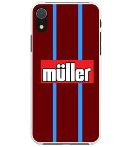 Aston Villa Retro Home Shirt Protective Premium Hard Rubber Silicone Phone Case Cover