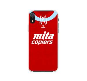 Aston Villa Retro Home Shirt Hard Rubber Premium Phone Case (Free P&P)