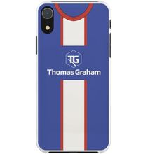 Load image into Gallery viewer, Carlisle United Retro Shirt Protective Premium Hard Rubber Silicone Phone Case Cover