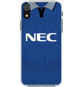 Everton Home Retro Football Shirt Protective Premium Hard Rubber Silicone Phone Case