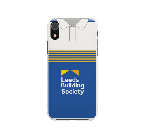 Leeds Rhinos Retro Shirt Hard Rubber Premium Phone Case (Free P&P)