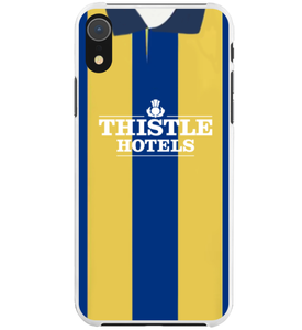 Leeds United Away Retro Football Shirt Protective Premium Hard Rubber Silicone Phone Case Cover